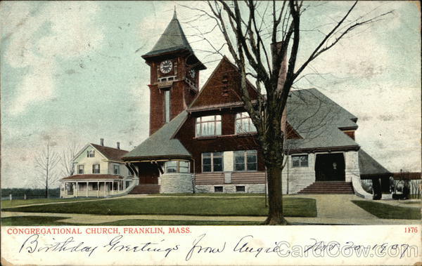 Congregational Church Franklin Massachusetts