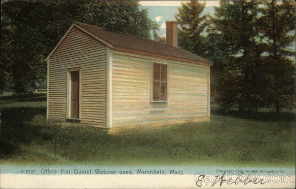 Office used by Daniel Webster Marshfield Massachusetts