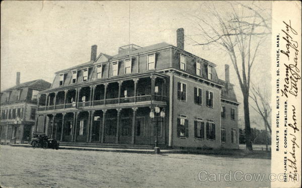 Bailey's Hotel South Natick Massachusetts