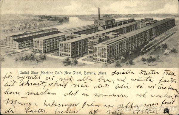 United Shoe Machine Co.'s New Plant Beverly Massachusetts