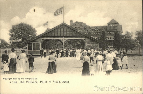 The Entrance Point of Pines Massachusetts