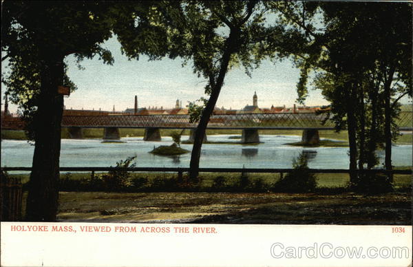 View from Across The River Holyoke Massachusetts