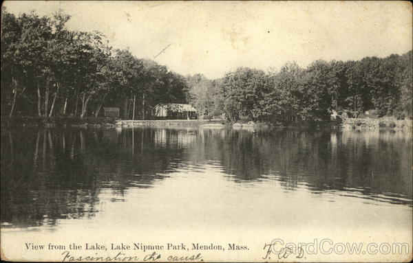 View from Lake Nipmuc Mendon Massachusetts