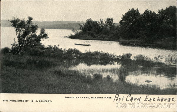 Scenic View of Singletary Lake Millbury Massachusetts