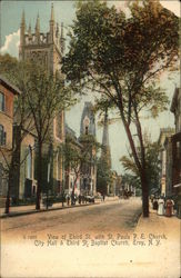 View of Third Street Troy, NY Postcard Postcard Postcard