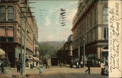 Broadway From Third Street Postcard