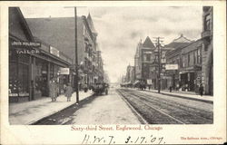 Sixty-third Street, Englewood Postcard