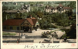 View of Soda Springs Postcard