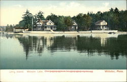 Webster Lake Massachusetts Postcard Postcard Postcard