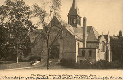 The Chapel at Wellesley College Massachusetts Postcard Postcard Postcard