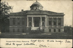 Carnegie Public Library Postcard