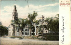 Lyceum Hall, Old First Church, Meeting House Hill Postcard