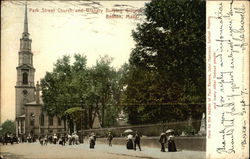 Park Street Church and Granary Burying Ground Postcard