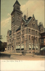 Post Office Troy, NY Postcard Postcard Postcard