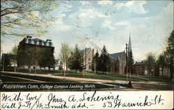 College Campus looking North Postcard