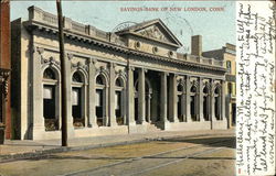 Savings Bank of New London Connecticut Postcard Postcard Postcard
