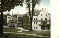 Morgan Halls Gymnasium, Williams College Williamsburg, MA Postcard Postcard Postcard