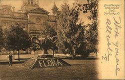 Floral Design, Washington Park Postcard