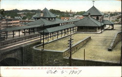 Railroad Station, NYNH & HRR Co. Brockton, MA Postcard Postcard Postcard