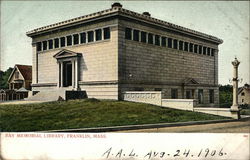 Ray Memorial Library Postcard