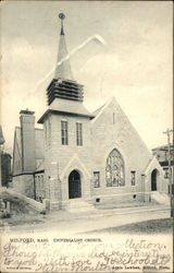 Universalist Church Milford, MA Postcard Postcard Postcard