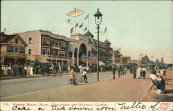 Boulevard and Nautical Garden Revere Beach, MA Postcard Postcard Postcard