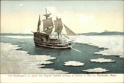 The Mayflower Plymouth, MA Postcard Postcard Postcard