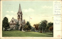 Chapel and Campus Agricultural College Amherst, MA Postcard Postcard Postcard