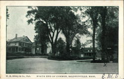 North End of Common Baldwinville, MA Postcard Postcard Postcard