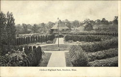 Circle at Highland Park Postcard
