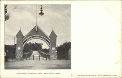 Highland Park Entrance Postcard
