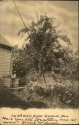 The Old Oaken Bucket Greenbush, MA Postcard Postcard Postcard