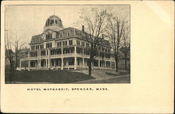 Hotel Massasoit Spencer, MA Postcard Postcard Postcard