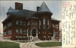 Marcy St. School Building Postcard
