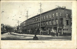 Main Street Taunton, MA Postcard Postcard Postcard