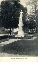 Soldiers Monument Postcard