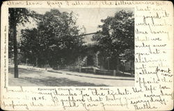 Street View of Episcopal Church Postcard