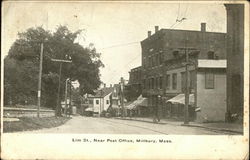 Elm St., Near Post Office Postcard