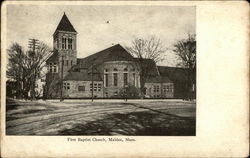 First Baptist Church Postcard