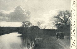 Charles River, Morse Estate Needham, MA Postcard Postcard Postcard