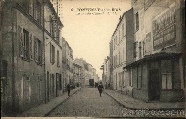 La Rue du Chatelet Fontenay-sous-Bois France