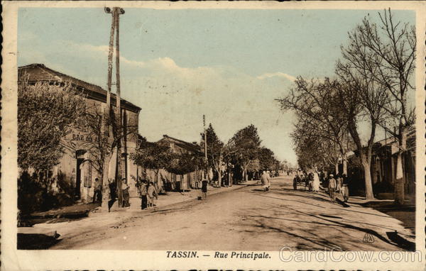 Rue Prinicipale Tassin Algeria Africa