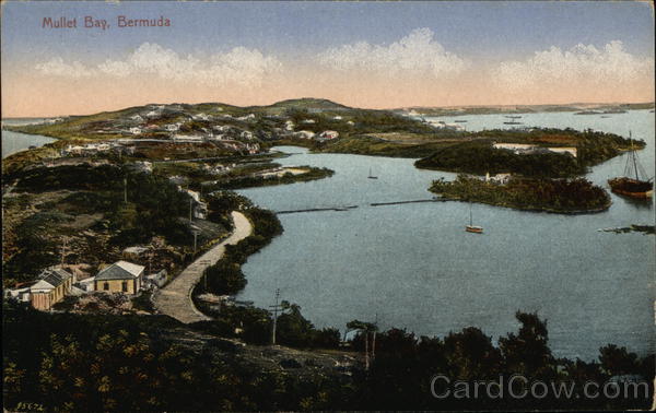 Aerial View of Mullet Bay Bermuda