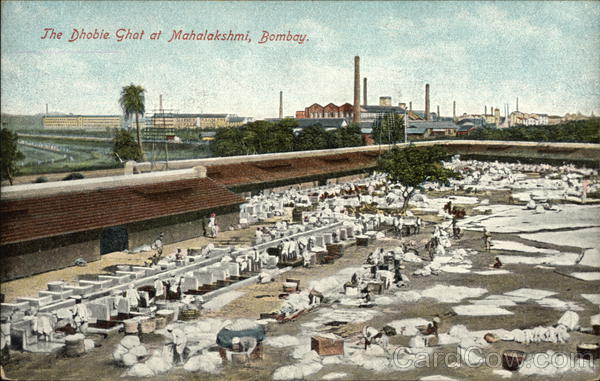 The Dhobie Ghat at Mahalakshmi, Bombay Mumbai India
