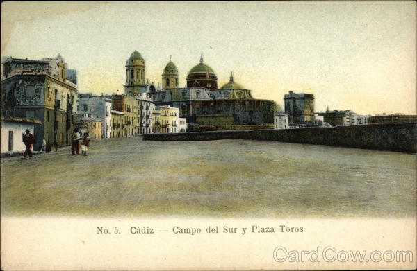 Campo del Sur and Plaza Toros Cadiz Spain