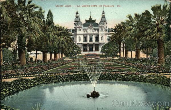 Casino and Palm Trees Monte Carlo Monaco