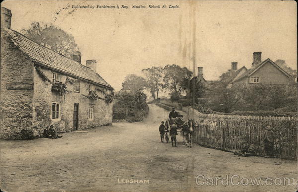 Village Scene Ledsham England Yorkshire