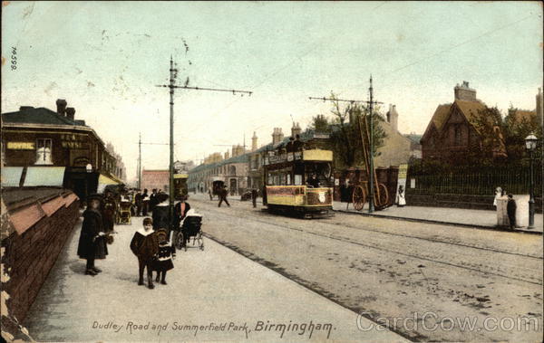 Dudley Road and Summerfield Park Birmingham England