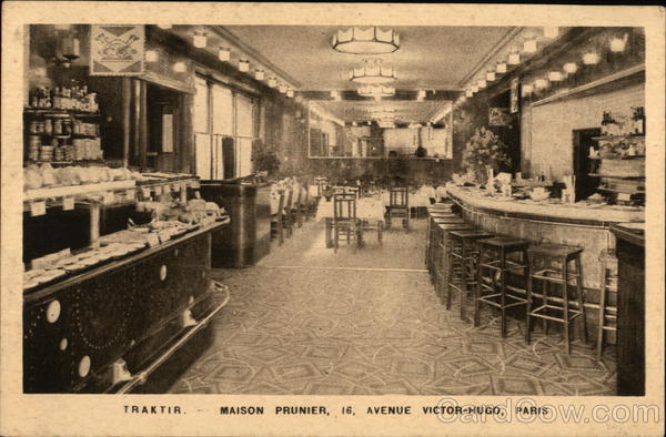 Maison Prunier Paris France