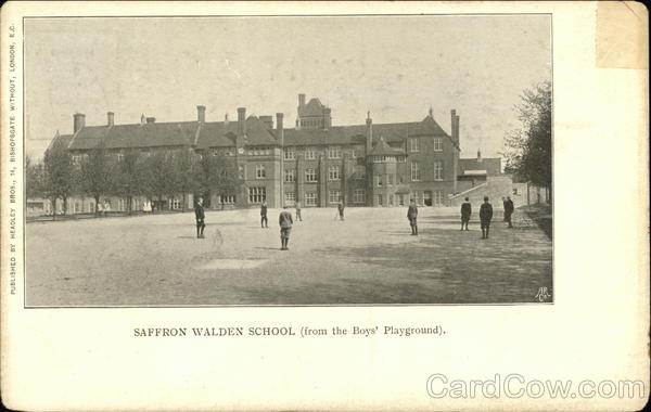 Saffron Walden School Boys Playground England